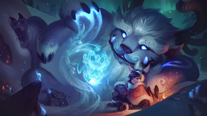 Nunu & Willump from League of Legends 4K