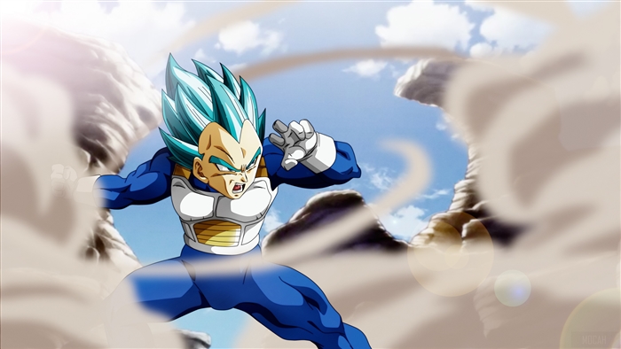 Vegeta from Dragon Ball Super as Super Saiyan Blue