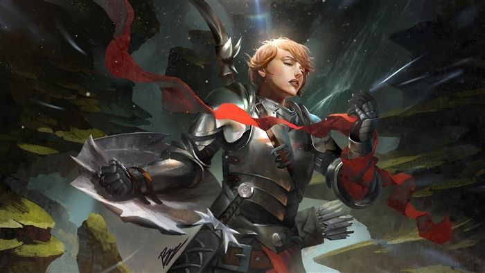 Woman Warrior in Armor with Short Hair 4K