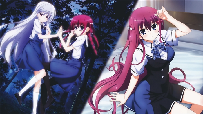 Amane Suou and Kazuki Kazami from Grisaia No Kajitsu 4K