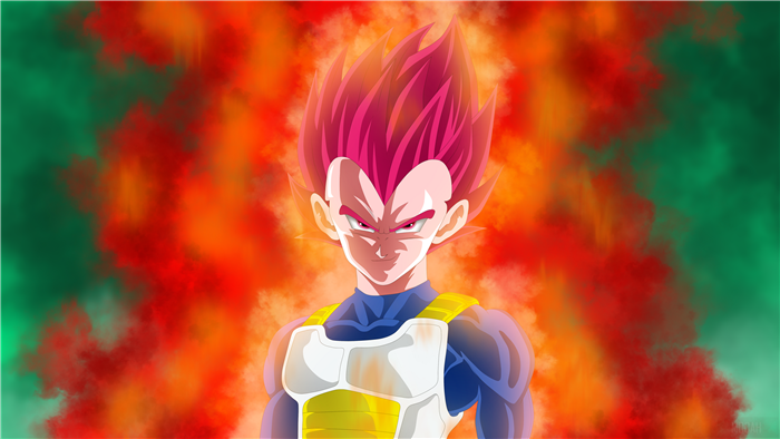 Vegeta from Dragon Ball Super 4K