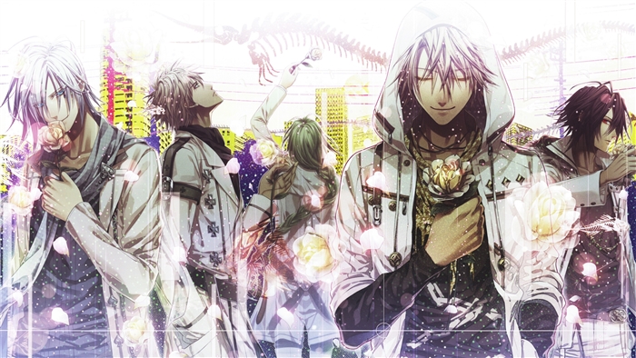 Otome Game characters Ikki, Kent, Shin, Toma, Ukyo 4K