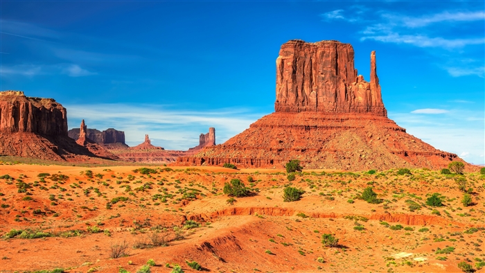 Monument Valley Desert Landscape Arizona 4k