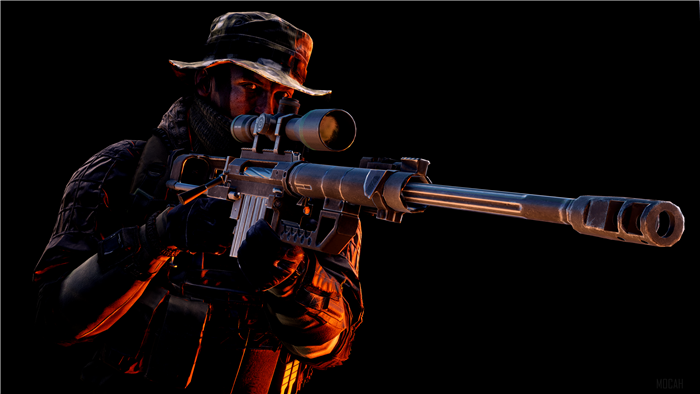 Battlefield 4 Sniper with Scoped Rifle 4K