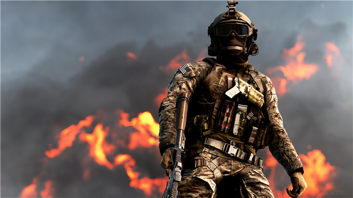 Soldier from Battlefield 4 4K