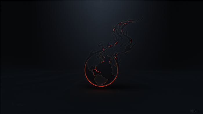 Earth on fire 4K