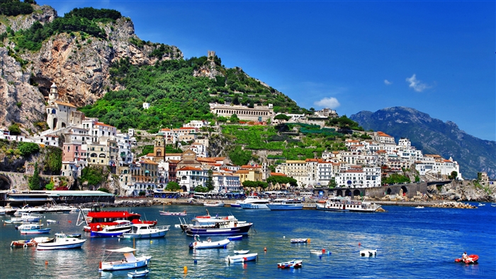 Amalfi Coast, Italy 4K