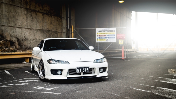 White Nissan Silvia S15 WT 515