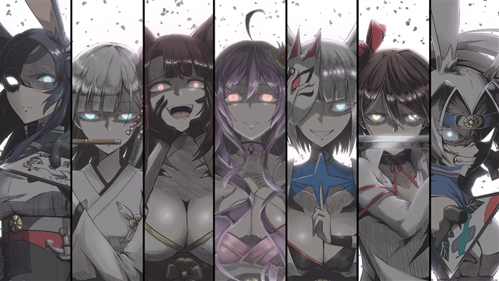 Kantai Collection Girls in Dark Intense 4K