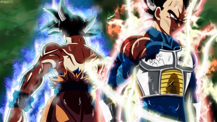 Dragon Ball Super Goku Ultra Instinct and Vegeta 4K