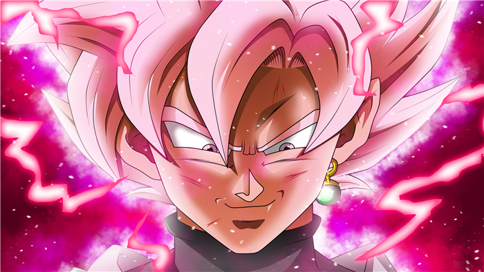 Black Goku Intense Super Saiyan Rose 4K