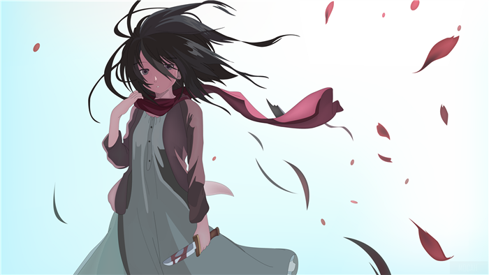 Mikasa Ackerman Dramatic 4K Anime Art