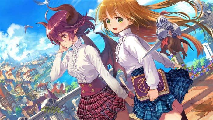 Anne and Grea from Granblue Fantasy 4K