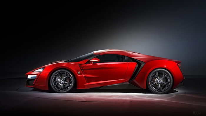 Red Lykan HyperSport Sportscar 4K
