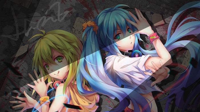 GUMI and Hatsune Miku 4K