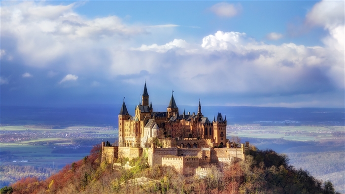 Hohenzollern Castle in Baden-Württemberg, Germany