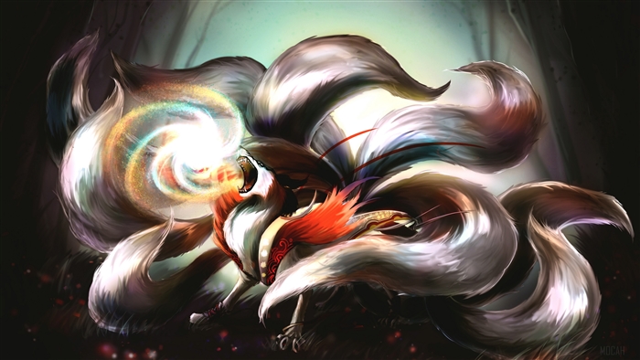 Ahri from League of Legends 4K