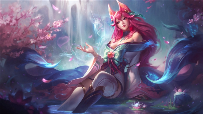Ahri from League of Legends 4K