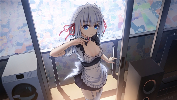 Origami Tobiichi in Maid Outfit 4K