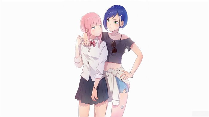 Ichigo and Zero Two from Darling in the FranXX 4K