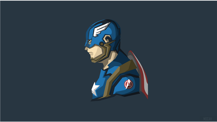 Captain America from Marvel Comics 4K