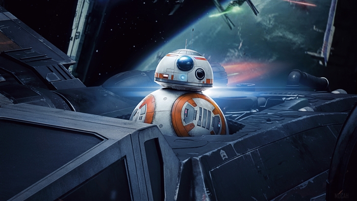 BB-8 from Star Wars: The Last Jedi 4K