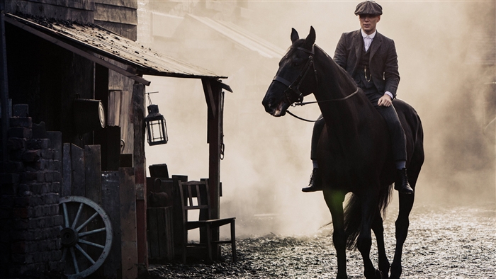 Cillian Murphy on Horse in Peaky Blinders 4K