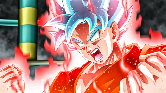 Goku from Dragon Ball Super in Ultra Instinct 4K