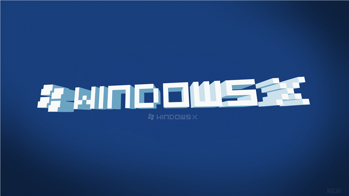 Windows X logo 4K