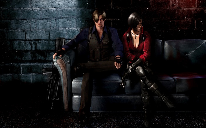 Leon S. Kennedy and Ada Wong from Resident Evil 6