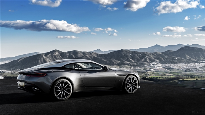 Aston Martin DB11 in a Mountainous Landscape