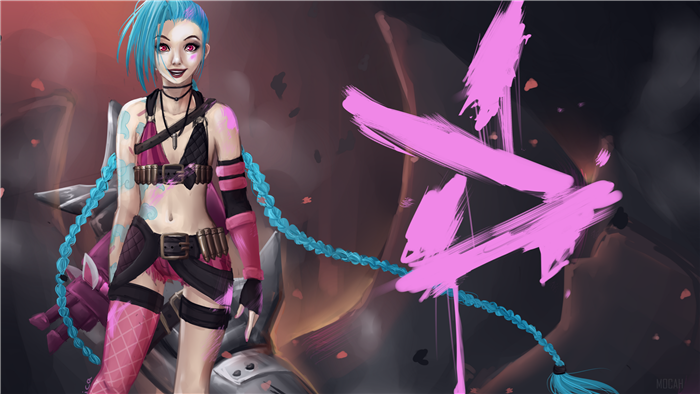 Jinx from League of Legends 4K