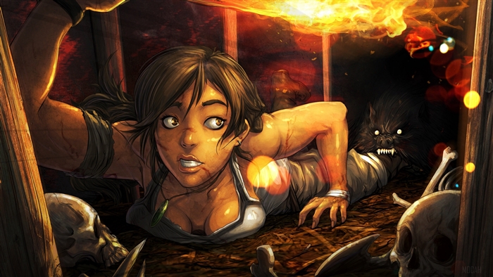 Lara Croft Adventurous Escape 4K