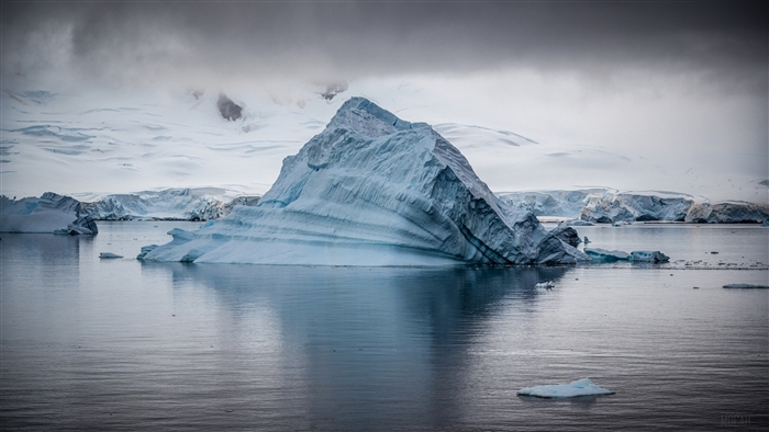 Antarctica Iceberg in the Sea 4K