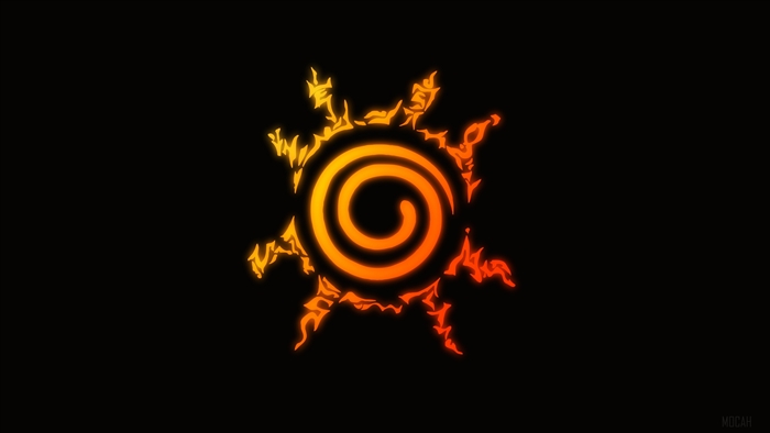 Naruto Uzumaki's Six Paths Sage Mode Symbol 4K