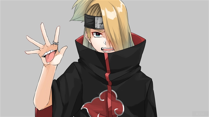 Deidara Akatsuki Member in 4K