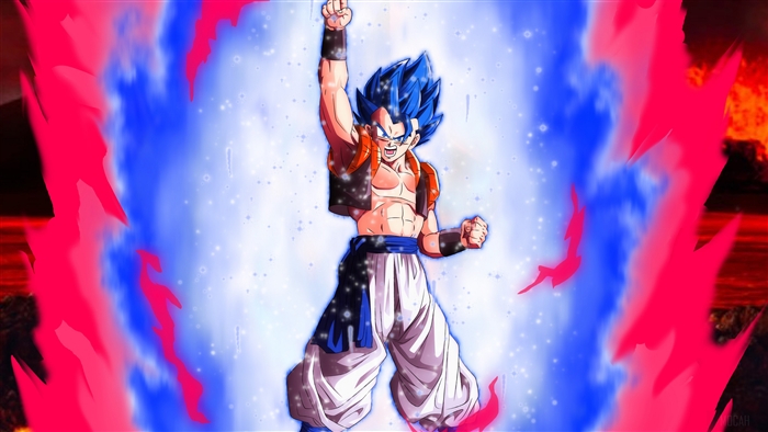 Gogeta Super Saiyan Blue from Dragon Ball Super Broly 4k