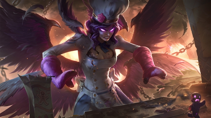 Morgana from League of Legends 4K