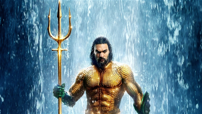 Aquaman from DC Comics with Trident 4K