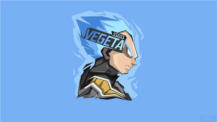 Super Saiyan Blue Vegeta from Dragon Ball Super 4K