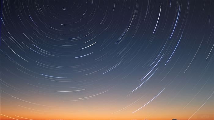 Star Trails in the Night Sky 4K