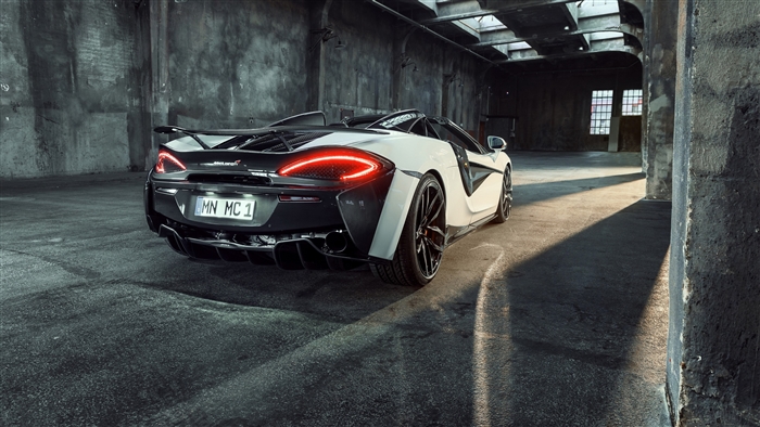 White McLaren 570S Sport Car 4K