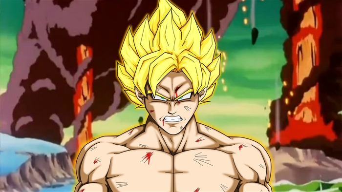 Goku from Dragon Ball Z as Super Saiyan