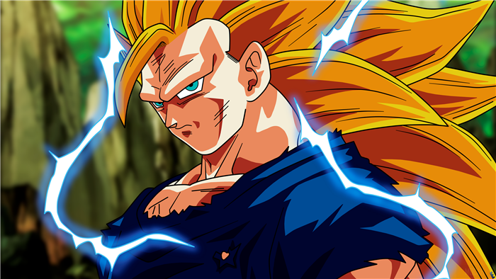 Goku Super Saiyan 3 from Dragon Ball 4K