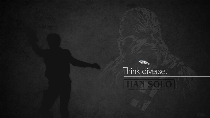 Han Solo and Chewbacca from Star Wars