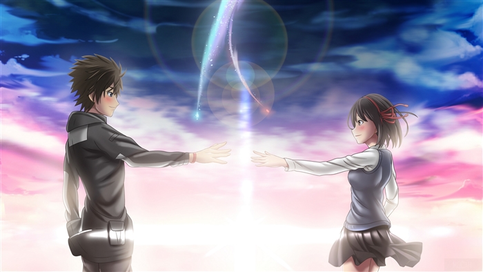 Taki Tachibana and Mitsuha Miyamizu from Kimi No Na Wa. 4K