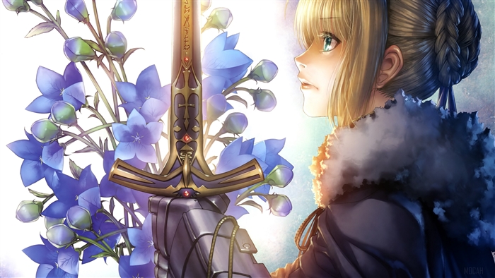 Saber from Fate/stay night 4K