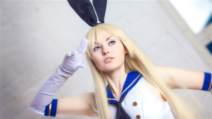 Shimakaze from Kantai Collection cosplay 4K