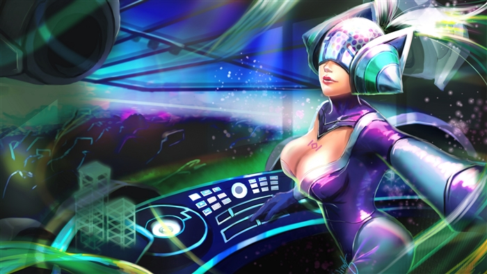 Sona from League of Legends 4K