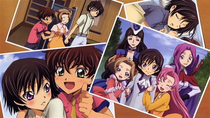 Lelouch Lamperouge, Nunnally Lamperouge, Cornelia Li Britannia, Euphemia Li Britannia, Rolo Lamperouge 4K